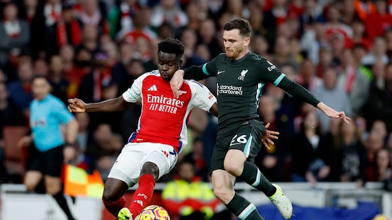 Arsenal draws with Liverpool in Premier League