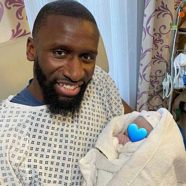 Who is Antonio Rudiger's daughter?