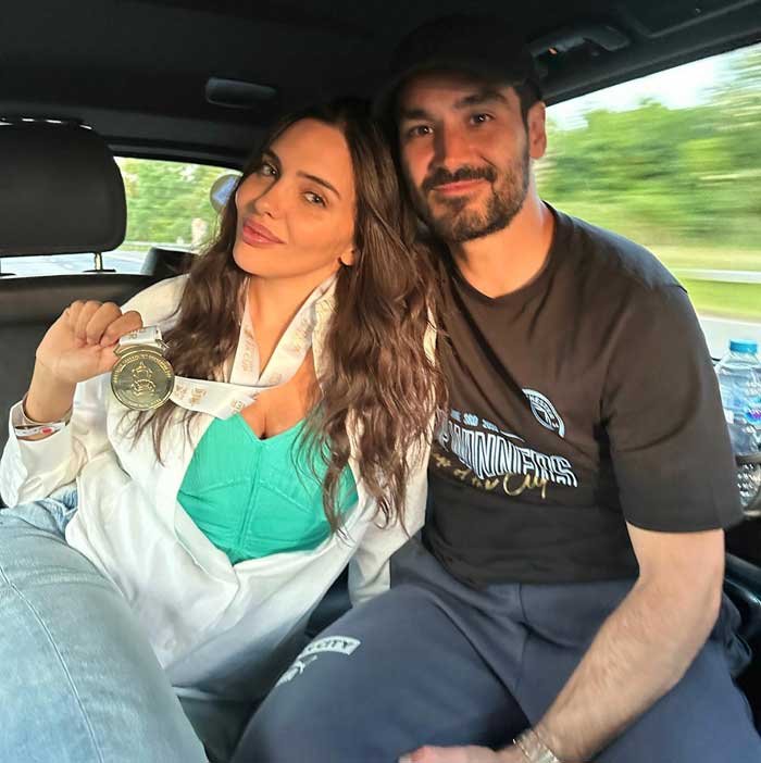 Who is İlkay Gündoğan's wife ?