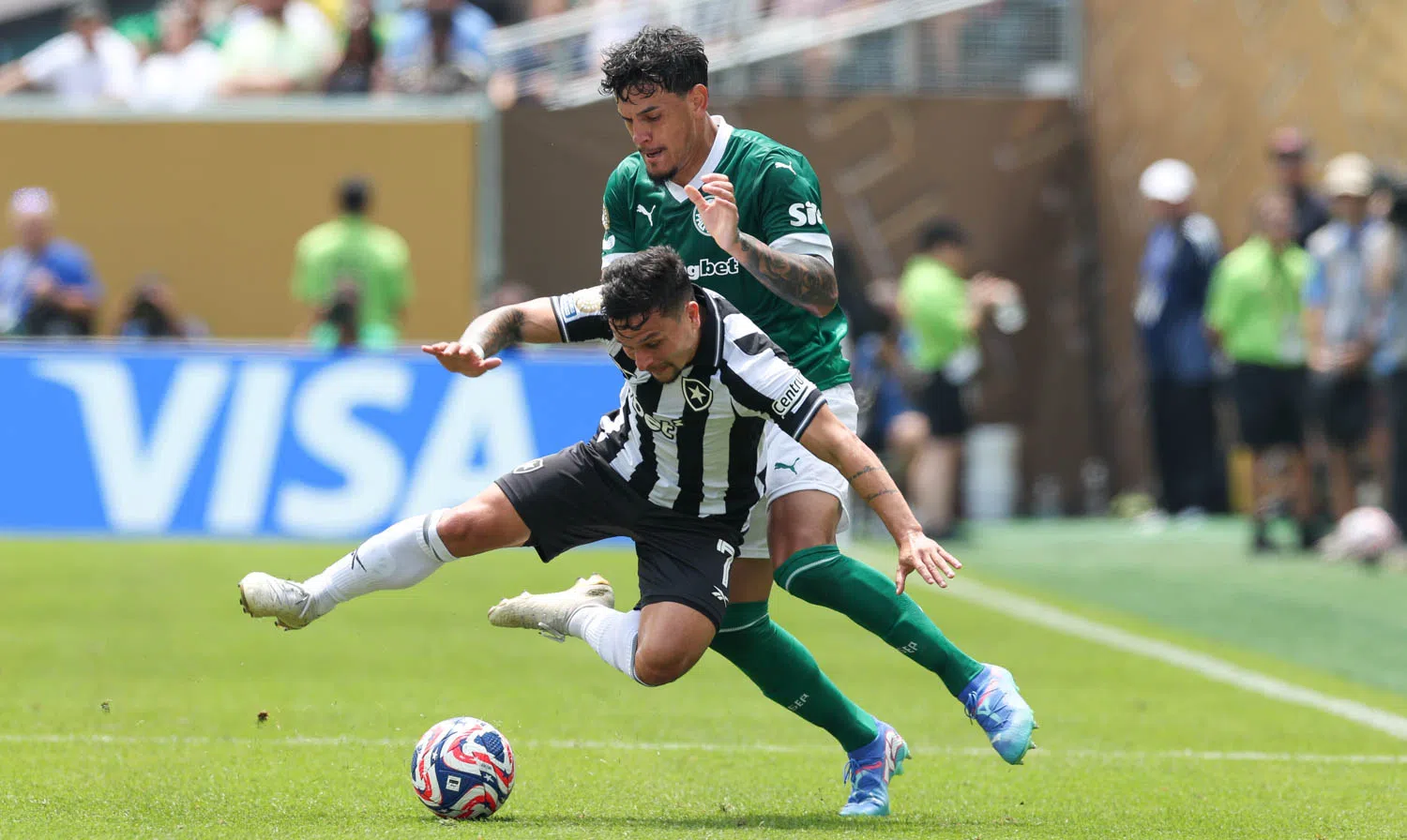 Palmeiras vs Botafogo in the Club World Cup