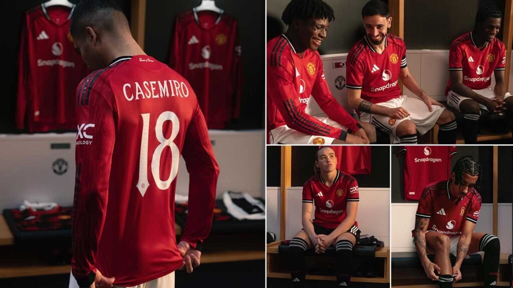 Mutd Kit Manchester United Reveal 2025/26 adidas Home Kit Inspired by Old Trafford