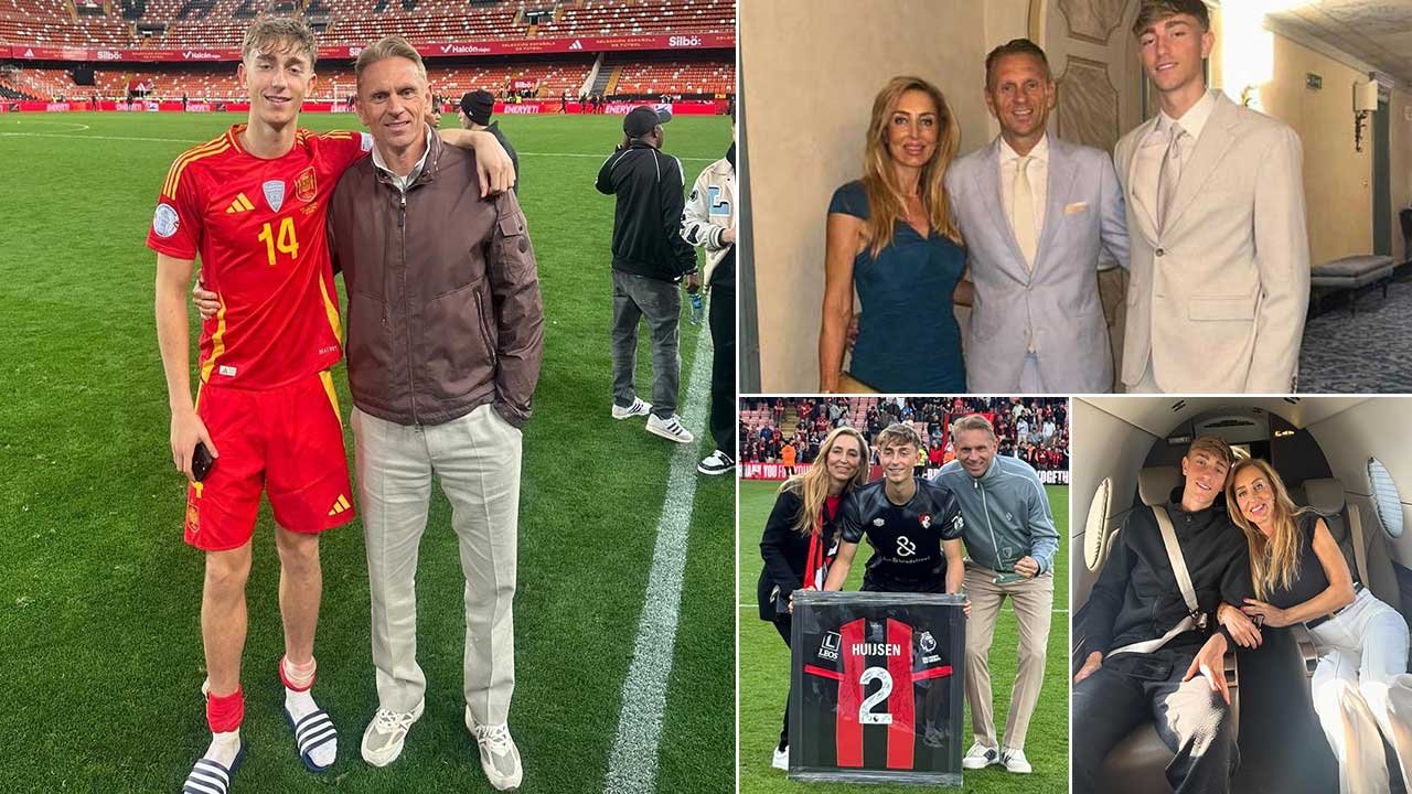 Dean Huijsen with Your Parents
