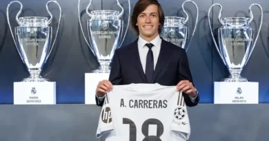 Emotional Álvaro Carreras Presented at Real Madrid