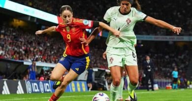 Spain beat Portugal 5-0 in their opening match at Women's Euro 2025