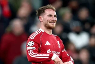 Liverpool Crush Qarabag 6-0: Mac Allister Braces as Reds Secure Third Place