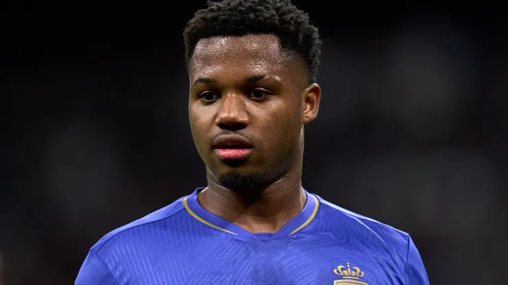 Ansu Fati on the field for Monaco