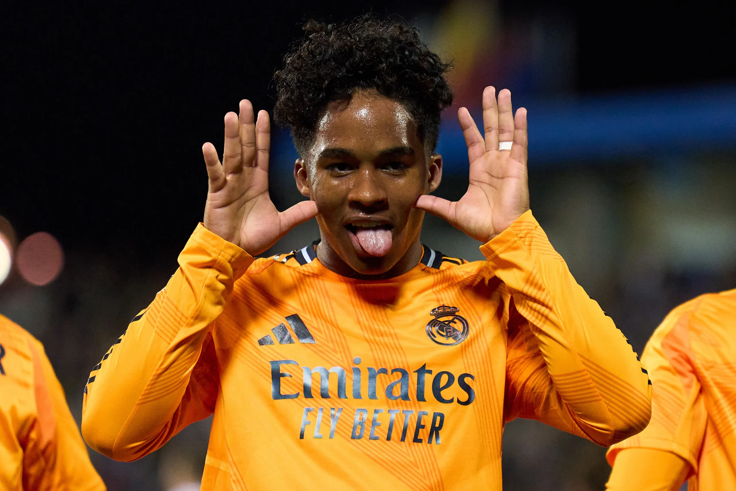 Endrick during a Real Madrid match