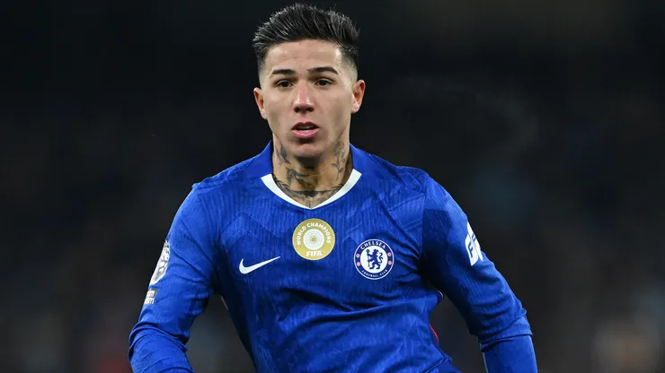 Enzo Fernández on the field for Chelsea