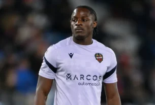 Arsenal and Man Utd Join Race for Barcelona Target Karl Etta Eyong as Levante Brace for Bids