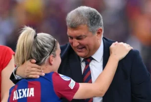 "She is an example": Joan Laporta hails Alexia Putellas as Barcelona icon eyes long-term stay after Super Cup glory