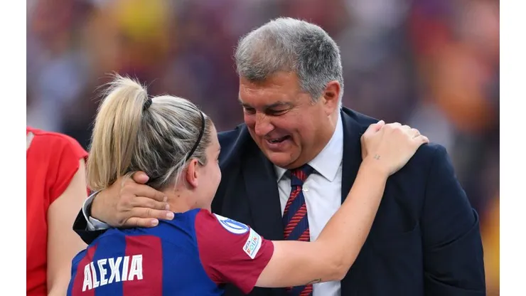 "She is an example": Joan Laporta hails Alexia Putellas as Barcelona icon eyes long-term stay after Super Cup glory