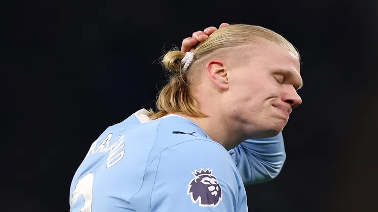 Haaland is experiencing a goal drought at Manchester City