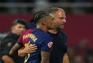 Hansi Flick Hails Raphinha’s Impact After Slavia Prague Win: ‘He is Always Dangerous’