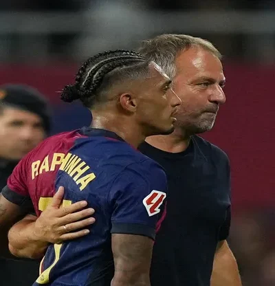 Hansi Flick Hails Raphinha’s Impact After Slavia Prague Win: ‘He is Always Dangerous’