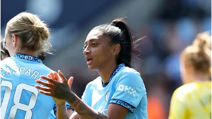Manchester City's Kerolin returns to the field this Sunday (11) for the Women's Super League
