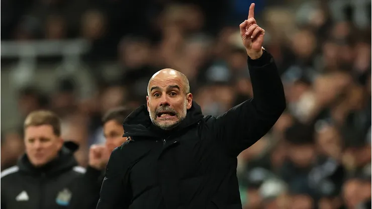Guardiola won, but again lashed out against VAR. Photo: Michael Regan/Getty Images
