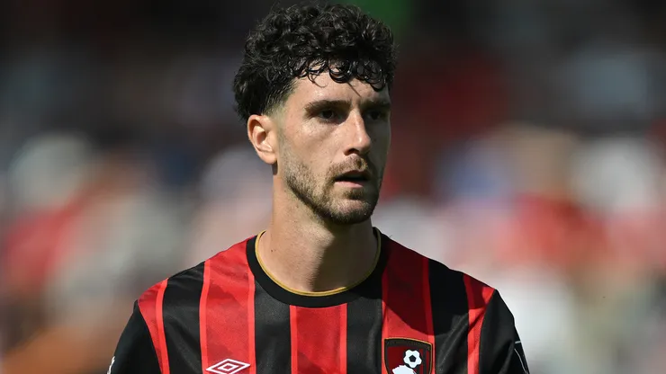 Marco Senesi on the field for Bournemouth