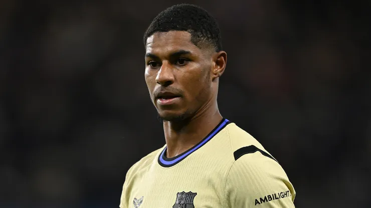 Rashford on the field with Barcelona. Photo: Mike Hewitt/Getty Images