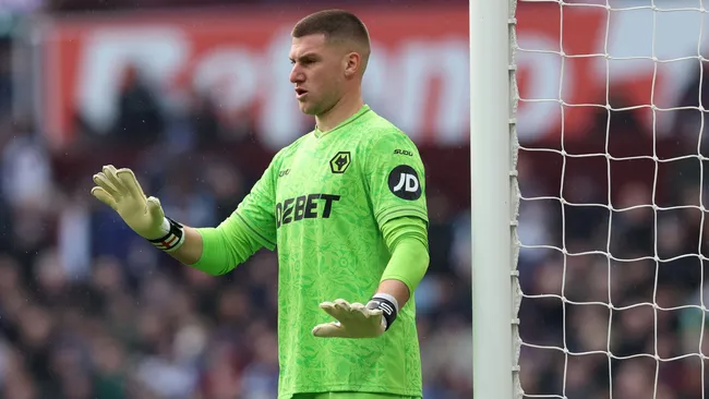 Sam Johnstone during a Premier League match