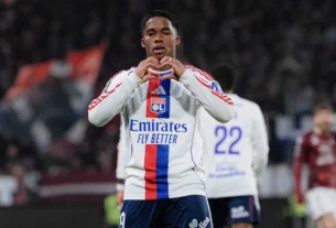 Endrick’s First Hat-Trick: Brazilian Starlet Ignites Lyon’s Historic Win as Ancelotti Watches On