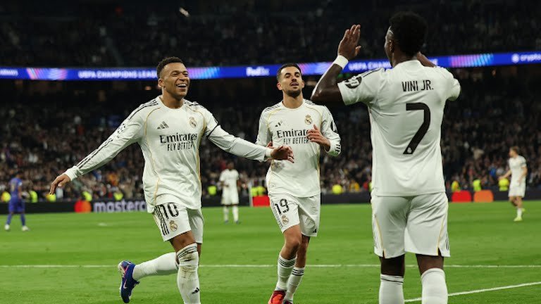 Vini Jr. Equals Kaká’s Record as Real Madrid Crush Monaco 6-1 in Champions League Masterclass