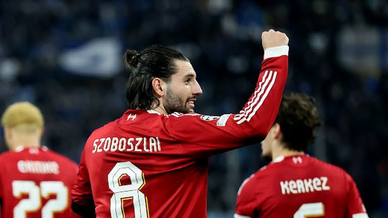 The breakthrough arrived just before the interval. In the 44th minute, Dominik Szoboszlai