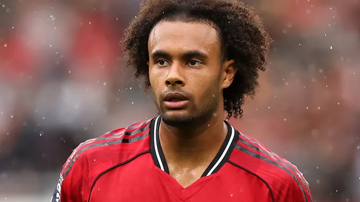 Zirkzee on the field for Manchester United. Photo: Jan Kruger/Getty Images