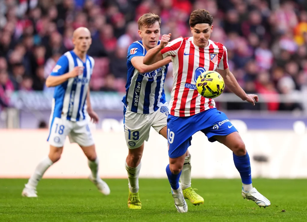 Julián Alvarez is not having a great time at Atlético de Madrid