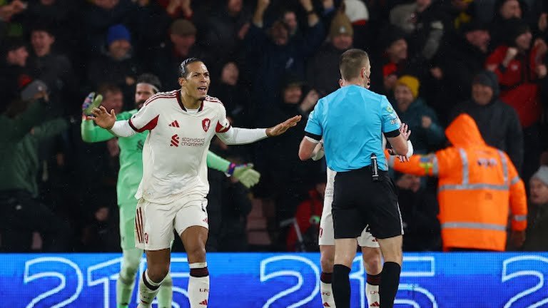 Virgil van Dijk partially atoned for his earlier mistake, rising highest to power home a header from a corner in the 45th minute