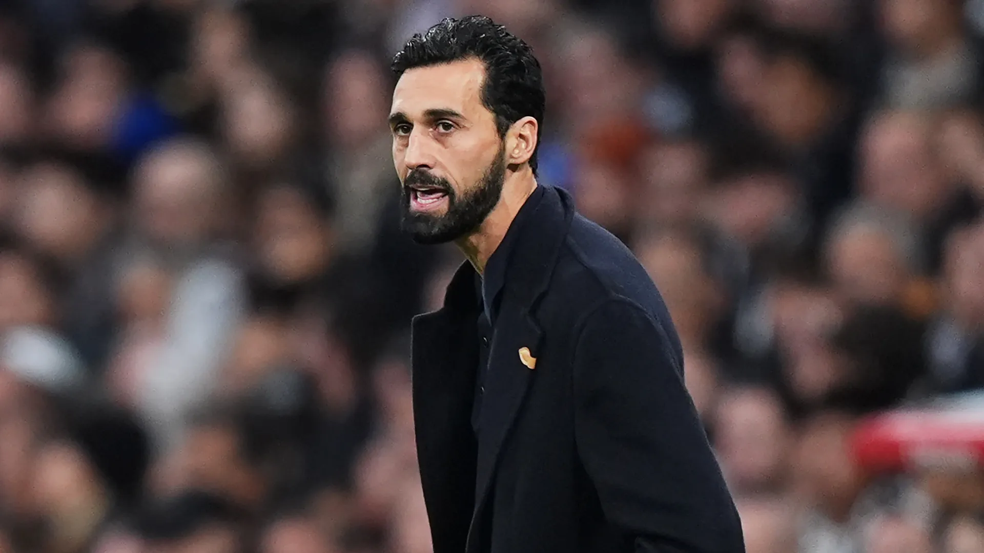 Álvaro Arbeloa during a Real Madrid match