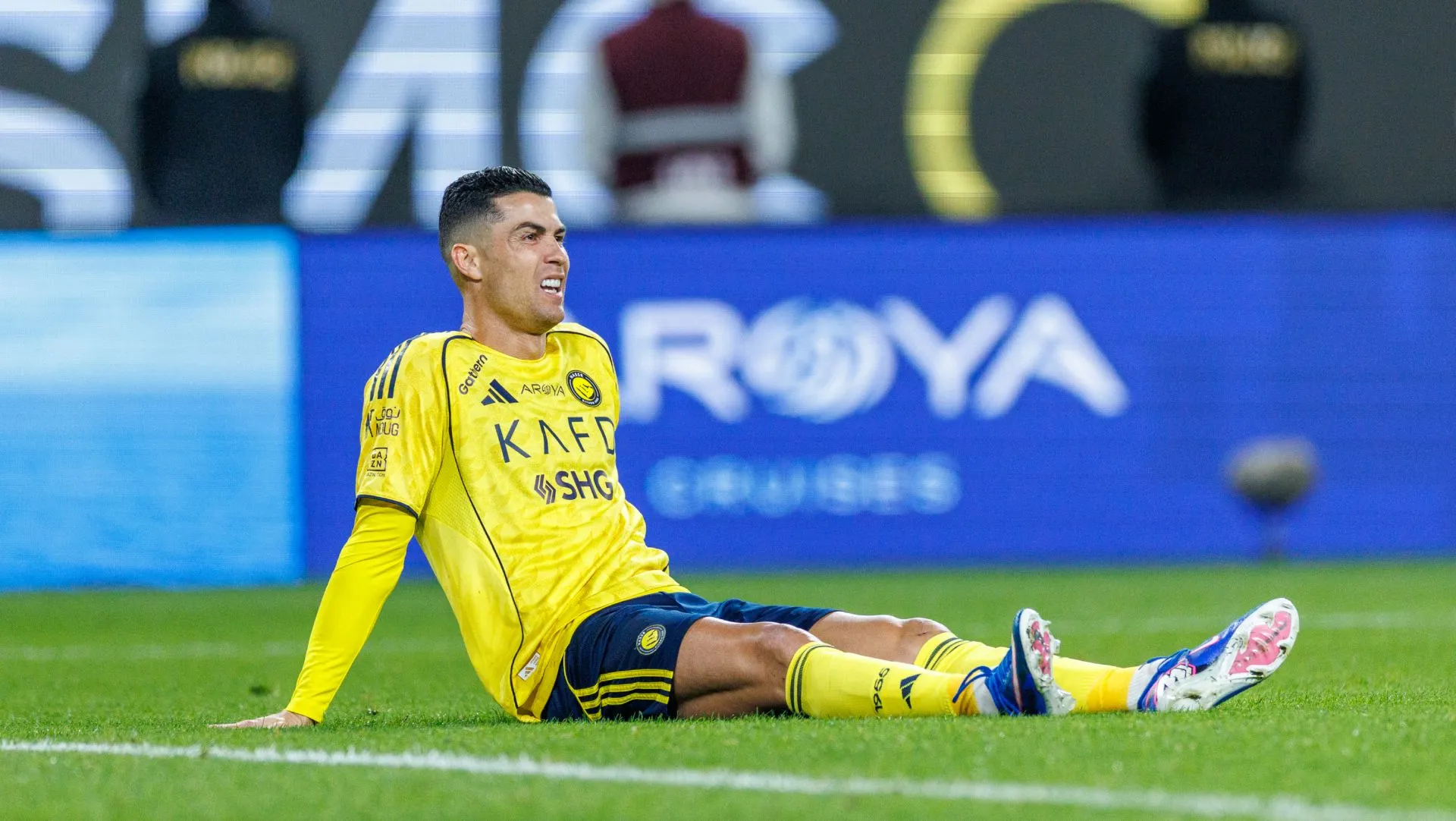 Cristiano Ronaldo, of Al-Nassr, during a Saudi Pro League match