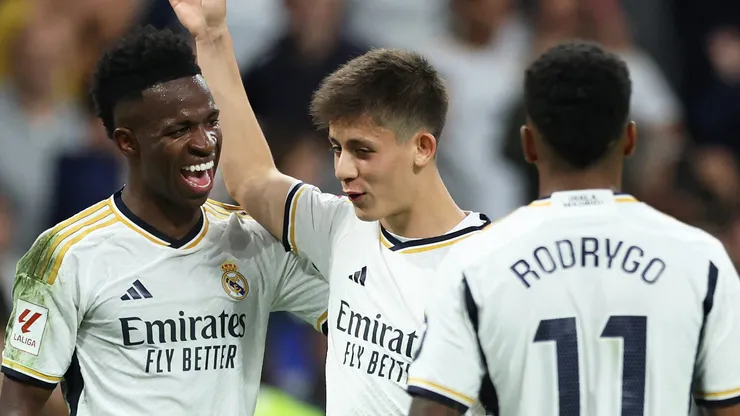 Vini Jr, Rodrygo and Arda Guler. 