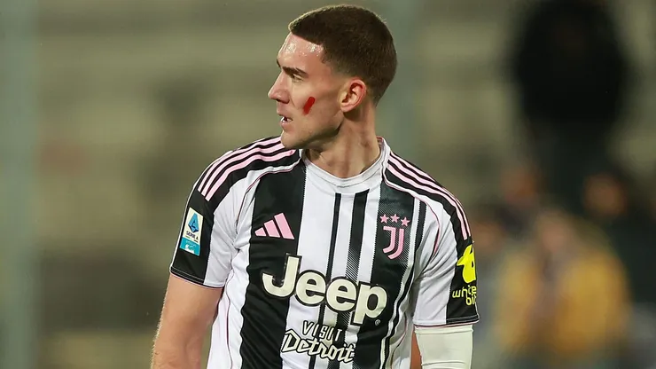  Dusan Vlahovic during a Juventus match