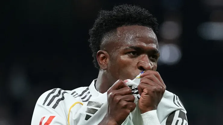 Vinicius Junior scores against Rayo Vallecano