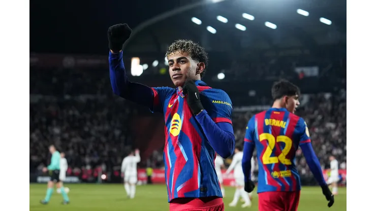 Lamine Yamal scored one of the goals that secured Barça's qualification 