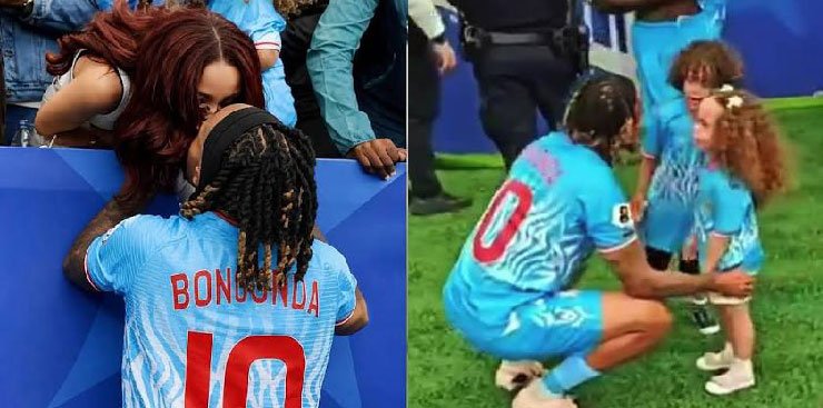 Théo Bongonda’s Family: Wife, Children, Parents, and Siblings